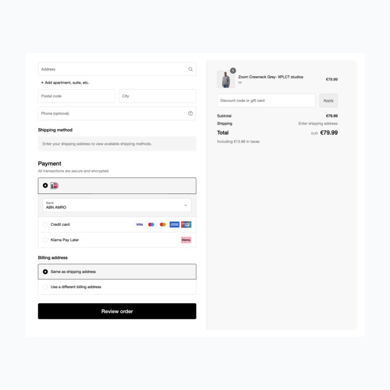 Lassen Sie einen professionellen Webshop erstellen - Zahlungssysteme